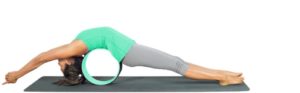 Yoga Poses with Yoga Wheel: Back Bend on wheel