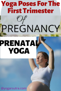 Most helpful yoga poses For Pregnant Women to ease stress and morning sickness. #PrenatalYoga #Morningsickness #Stress