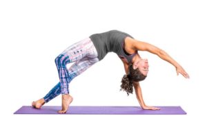#wildthing Yoga Posture aka Camatkarasana to open your throat chakra