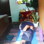 Thread and needles yoga pose