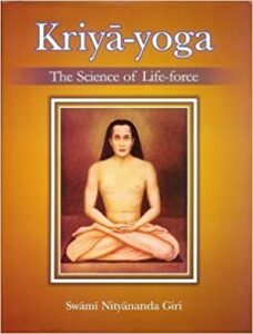 Kriya yoga Book title cover page