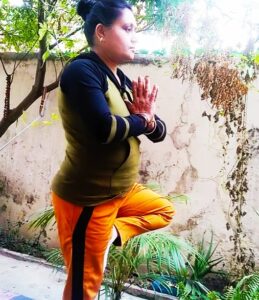 Tree pose or vrikshasan for concentration