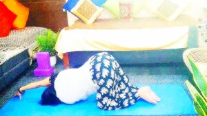 Thread and needle yoga posture:Bedtime yoga to sleep better| evening_yoga, restorative_yoga, yin_yoga, yoga_for_sleep 
