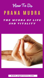 Prana Mudra -Mudra of life that works in more than hundred diseases